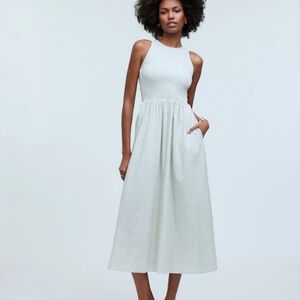 Madewell The Melody Smocked Midi Dress